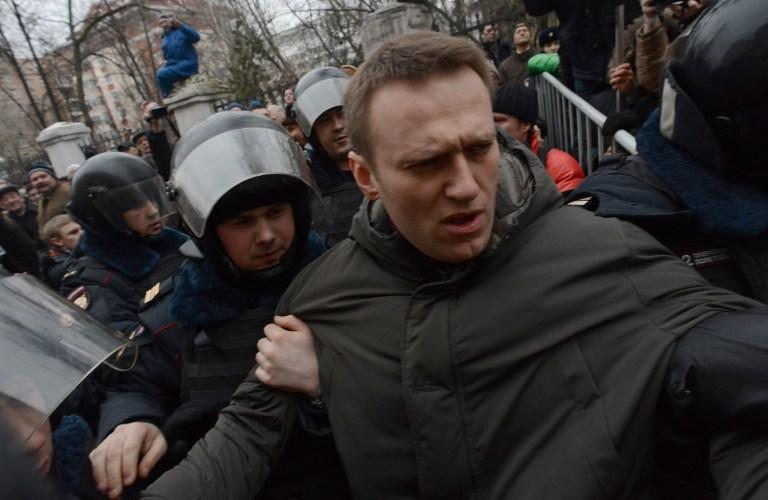 навального арестовали