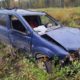 В Омутнинском районе водитель на «Рено» опрокинулся в кювет: пострадали два человека